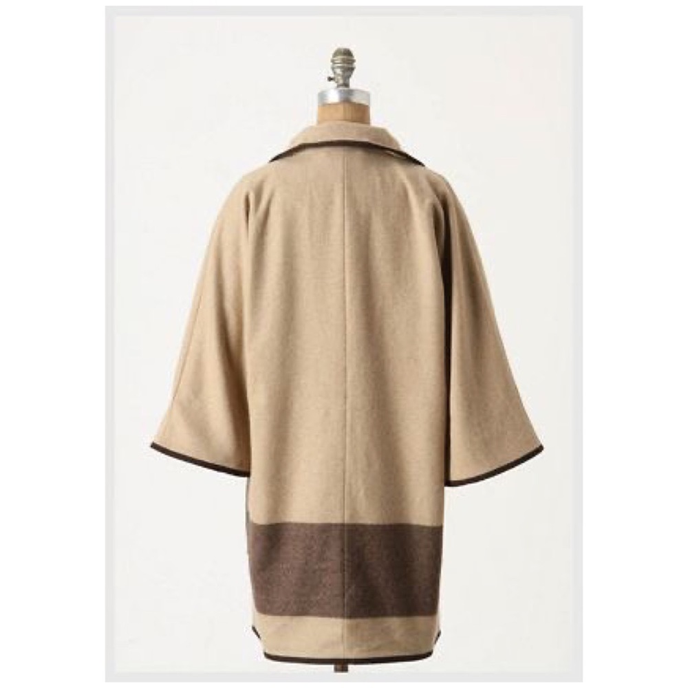 Anthro “Dipped Nugget Cape” by Woolrich - Picture 4 of 14